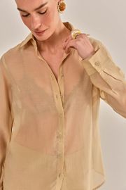 CAMISA JOY CAMBRAIA EM LIOCEL