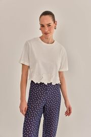 CAMISETA KIKA OFF WHITE