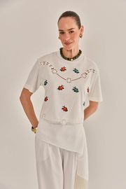 CAMISETA JULIE COM BORDADO