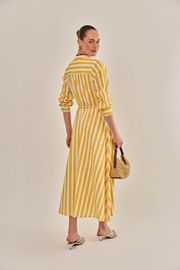 VESTIDO GARDÊNIA TRICOLINE