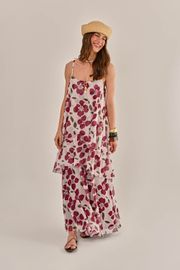 VESTIDO ISABELLY TULE ESTAMPADO