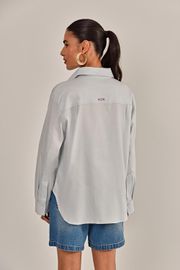 CAMISA HEART TRICOLINE AZUL