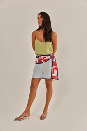 SHORTS LUMA  AZUL CLARO