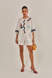 SHORTS LOLA OFF WHITE