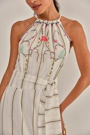 VESTIDO TUNISIA CAMBRAIA DE ALGODÃO