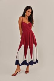 VESTIDO LUDICA ALFAIATARIA EM VISCOSE