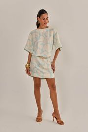 VESTIDO LUPIN CREPE ESTAMPADO
