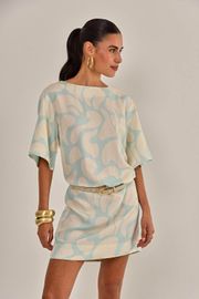 VESTIDO LUPIN CREPE ESTAMPADO