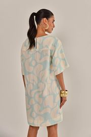 VESTIDO LUPIN CREPE ESTAMPADO