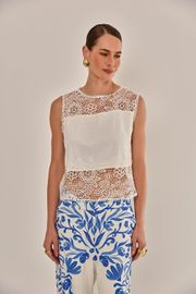 CAMISETA LESLIE OFF WHITE