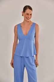BLUSA EMILIANA AZUL