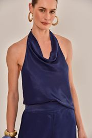 BLUSA NATASHA CREPE ACETINADO