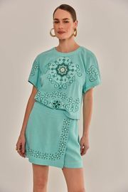 BLUSA MARTINI TURQUESA