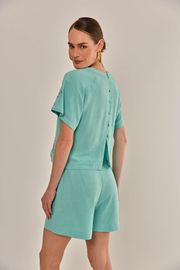 BLUSA MARTINI TURQUESA