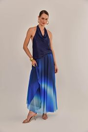 SAIA PARIS TULE ESTAMPADO
