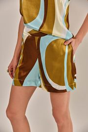 SHORTS VALENTINA CREPE ESTAMPADO