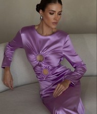 Vestido Longo Lilás Curaçao