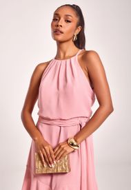 Vestido Midi Rosé Ronda