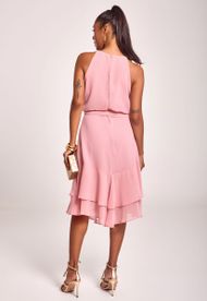Vestido Midi Rosé Ronda