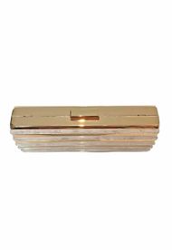 Clutch Perolada Branca