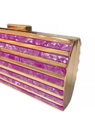 Clutch Perolada Fúcsia