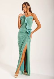 Vestido Longo Verde Menta Chianti