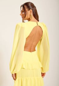 Vestido Longo Amarelo Trancoso