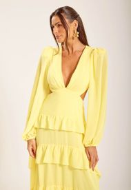 Vestido Longo Amarelo Trancoso