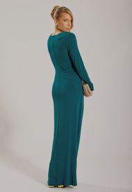 Vestido Longo Verde Esmeralda Buenos Aires 
