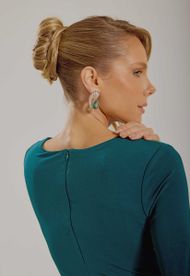 Vestido Longo Verde Esmeralda Buenos Aires 