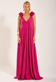 Vestido Longo Fúcsia Sancho