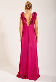 Vestido Longo Fúcsia Sancho