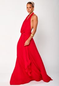 Vestido Longo Vermelho Marrakech