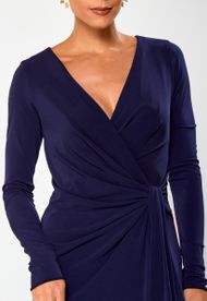 Vestido Longo Azul Marinho Buenos Aires