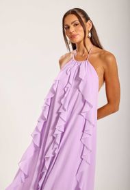 Vestido Longo Lilás Cala d'Or