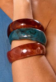 Bracelete Azul Ágata