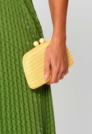 Clutch Palha Amarela Vivi