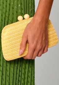 Clutch Palha Amarela Vivi