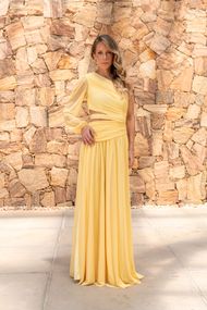 Vestido Longo Amarelo Santa Tereza 