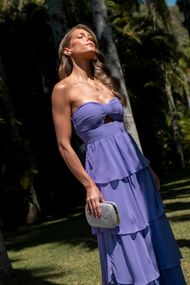 Vestido Longo Lilás Taíba
