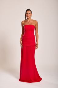 Vestido Longo Vermelho Marselha 
