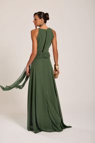 Vestido Longo Verde Oliva Sevilha 