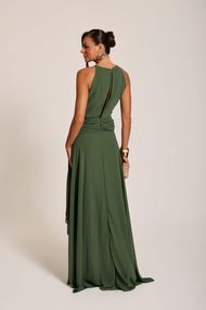 Vestido Longo Verde Oliva Sevilha 