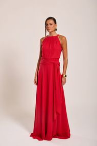 Vestido Longo Vermelho Sevilha