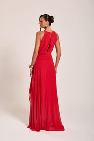 Vestido Longo Vermelho Sevilha
