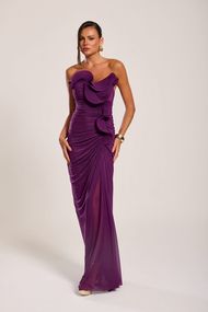 Vestido Longo Roxo Chianti