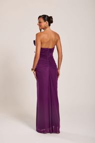 Vestido Longo Roxo Chianti