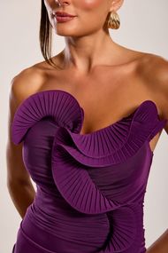 Vestido Longo Roxo Chianti
