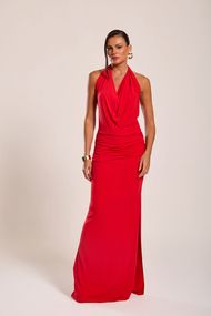 Vestido Longo Vermelho Taipe