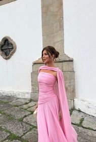 Vestido Longo Rosa  Algarve